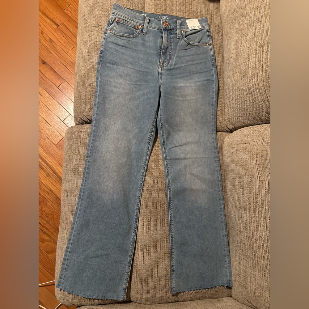 New J. Crew Slim Demi Boot Jeans size 4 27